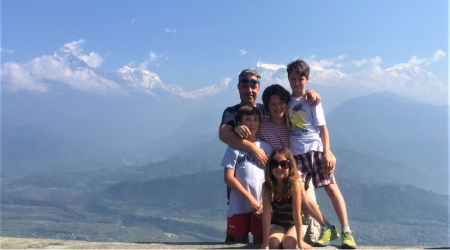 nepal met kinderen
