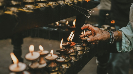 Mourning rituals in Nepal